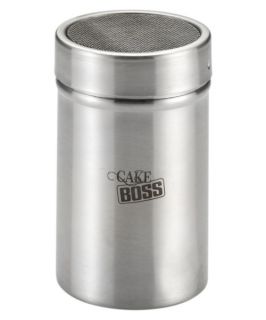 Cake Boss Stainless Steel 1 c. Powdered Sugar Shaker with Plastic Lid   Baking Tools & Gadgets