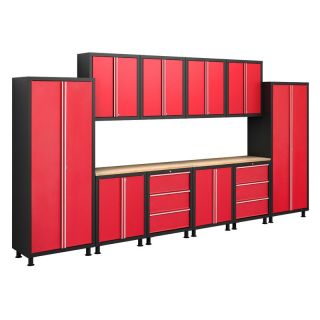 NewAge Bold Series 13 ft.  8 in. System   12 Piece Set   Red