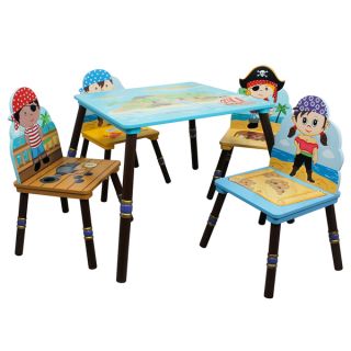 Fantasy Fields Pirate Island 5 piece Kids Table Set   17577601