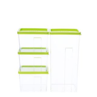 Kinetic Go Green StackSmart 8 Piece Rectangular Food Storage Container