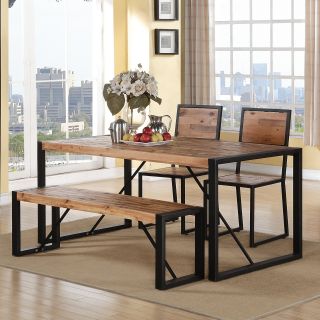Modus Weston 4 Piece Dining Table Set with Bench