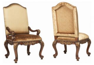 Hooker Furniture Beladora Upholstered Dining Arm Chairs   Set of 2   Kitchen & Dining Room Chairs