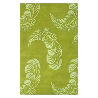 Noble House Floral Area Rug   Light Green   Area Rugs