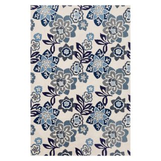 Trans Ocean Import Co Ravella Floral Indoor / Outdoor Rugs   Blue   Area Rugs