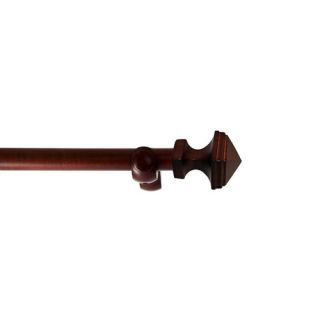 Versailles Home Fashions Wooden Ball Curtain Rod and Hardware Set