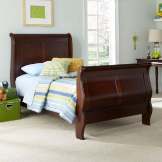 Liberty Furniture Carriage Court Sleigh Bed   Mahogany   Kids Sleigh Beds