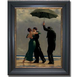 Jack Vettriano Dancer in Emerald Framed Canvas Art   14778723