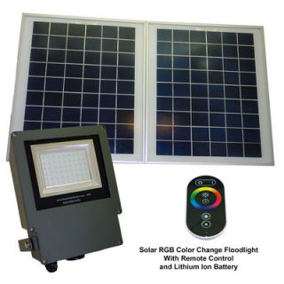 High Powered LED Solar Flood Light by Goes Green Network