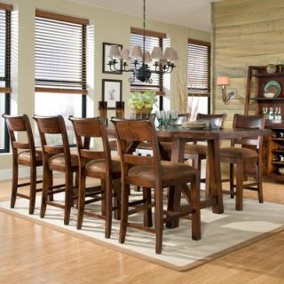Legacy Classic Furniture Woodland Ridge 9 Piece Counter Height Dining