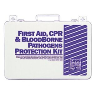 36 Unit Steel First Aid Kits   36 unit first aid/bbp kit
