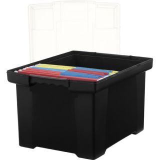 Letter/Legal Portable File Tote with Lid