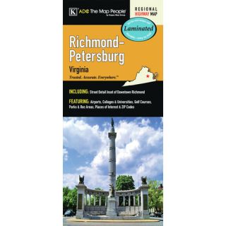 Richmond/Petersburg Laminated Map