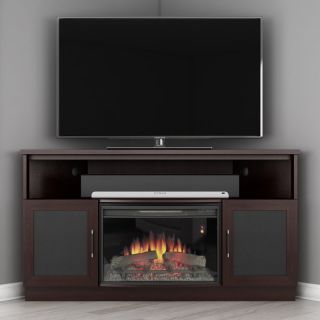 Furnitech 60 in. Contemporary Corner TV Stand   Wenge   TV Stands