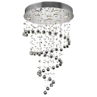 Galaxy 10 Light LED Chandelier by Elegant Lighting