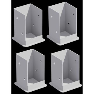 New England Bolt Down Bracket System   Set of 4   Arbor Accessories