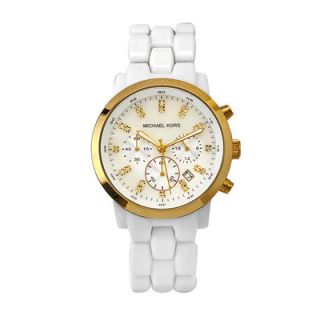 Michael Kors Womens Showstopper Glitz Watch with Mother of Pearl