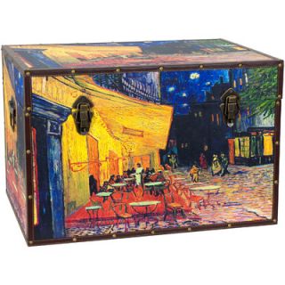 Oriental Furniture Van Goghs Starry Night Trunk