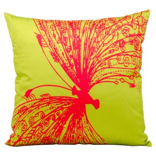 Mina Victory 18 x 18 in. Butterfly Outdoor Throw Pillow   Outdoor Pillows