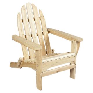 Hockey Stick Adirondack Chair and Ottoman by Ski Chair