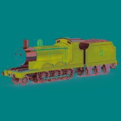Thomas and Friends James with Moving Eyes Train Engine Toy   13922793
