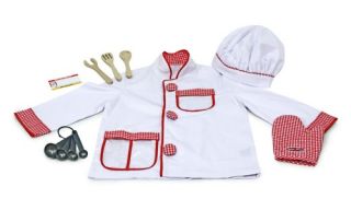 Melissa and Doug Chef Role Play Costume Set   Play Kitchen Accessories