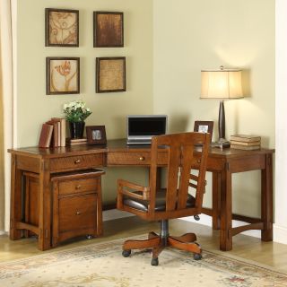 Riverside Craftsman Home Corner Desk