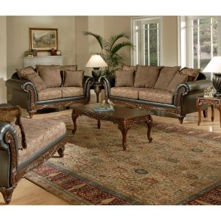 Simmons Paisley Chocolate Fabric Collection   Sofas & Loveseats