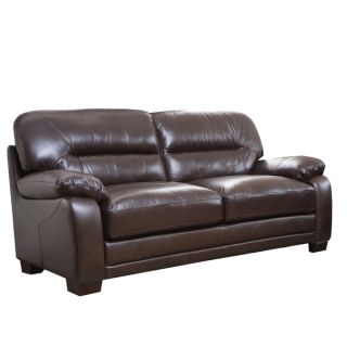 ABBYSON LIVING Wilshire Premium Top grain Leather Sofa  