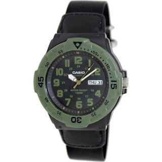 Casio Mens Sport MRW200HB 1BV Black Nylon Quartz Watch with Black