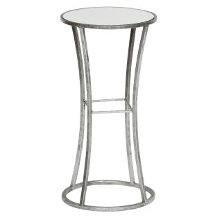 Prima Square Stock Table   Silver Leaf   End Tables