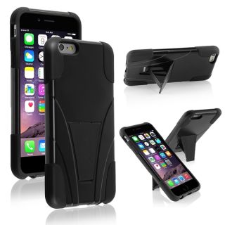 INSTEN Kickstand PC Silicone Combo Hybrid Case For Apple iPhone 6 Plus