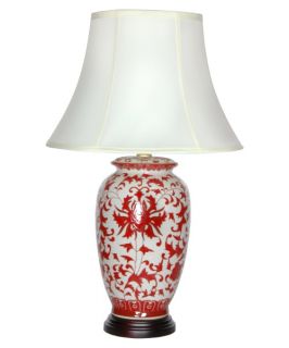 Oriental Furniture Classic Design Porcelain Table Lamp   Table Lamps