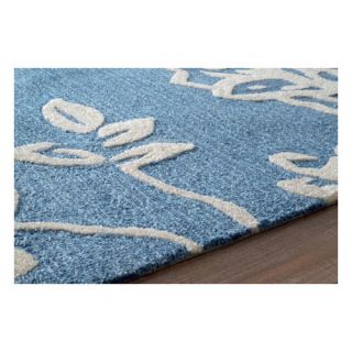 Newkirk Hand Tufted Blue Area Rug