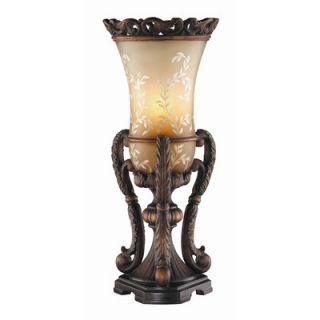 Stein World Ornate Hand Painted Uplight 21.25 H Table Lamp with Bell