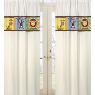Jungle Time 84 inch Curtain Panel Pair