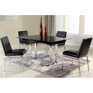 Chintaly Tyler 5 Piece Expandable Dining Table Set