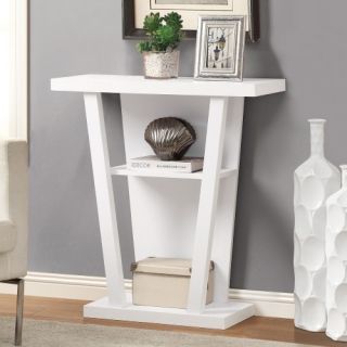 Monarch I 2560 32 in. Hall Console Accent Table   White   Console Tables