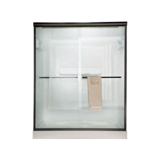 American Standard Euro Frameless Bypass Shower Door with Clear Glass