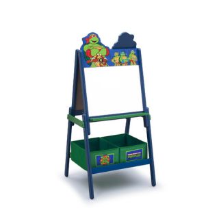 Ninja Turtles Wooden Double Sided Activity Easel with Storage by Delta
