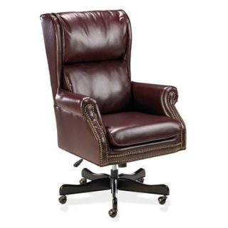 Lorell Traditional High Back Office Chair with Arms