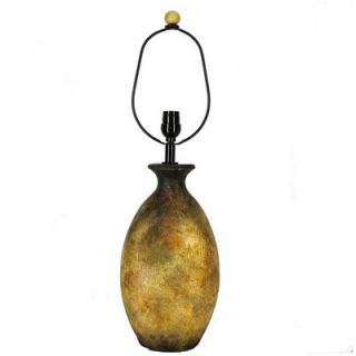 Dented Earthen Lamp Base by Eangee Home Design