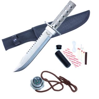 14 inch Stainless Steel Survival Knife and Sheath   16145581