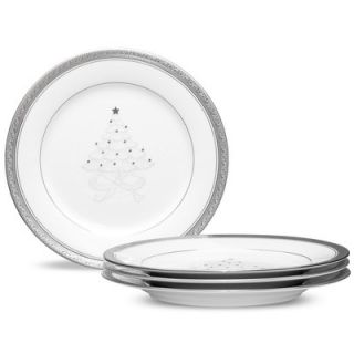 Crestwood Platinum 9 Holiday Accent Plate by Noritake