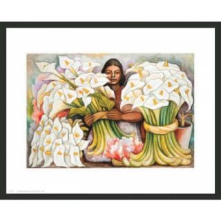 Rivera Vendedora El Alcatraces Framed Painting Print by Frames By Mail
