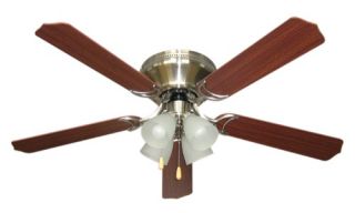 Ellington BRC52BNK5C Brilliante 52 in. Indoor Ceiling Fan   Brushed Nickel