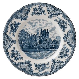 Johnson Brothers Old Britain Castles Earthenware Dinner Plate   Blue   Set of 6   Dinnerware