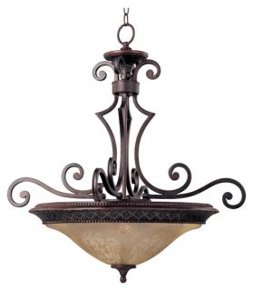 Maxim Symphony Hanging/Ceiling Light   27W in. Oil Rubbed Bronze   Semi Flush Mount Lights