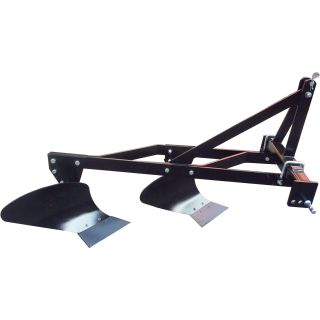 NorTrac 3-Pt. Two Bottom Plow — Category 1  Category 1 Scoops   Carry Alls