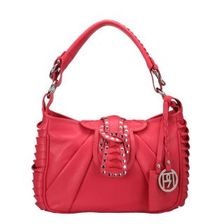 Phive Rivers Red Leather Twist Handbag   Shopping   Great
