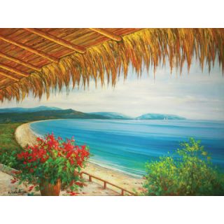 Hokku Designs Sunnyville Oil Painting on Canvas Art   36 x 48